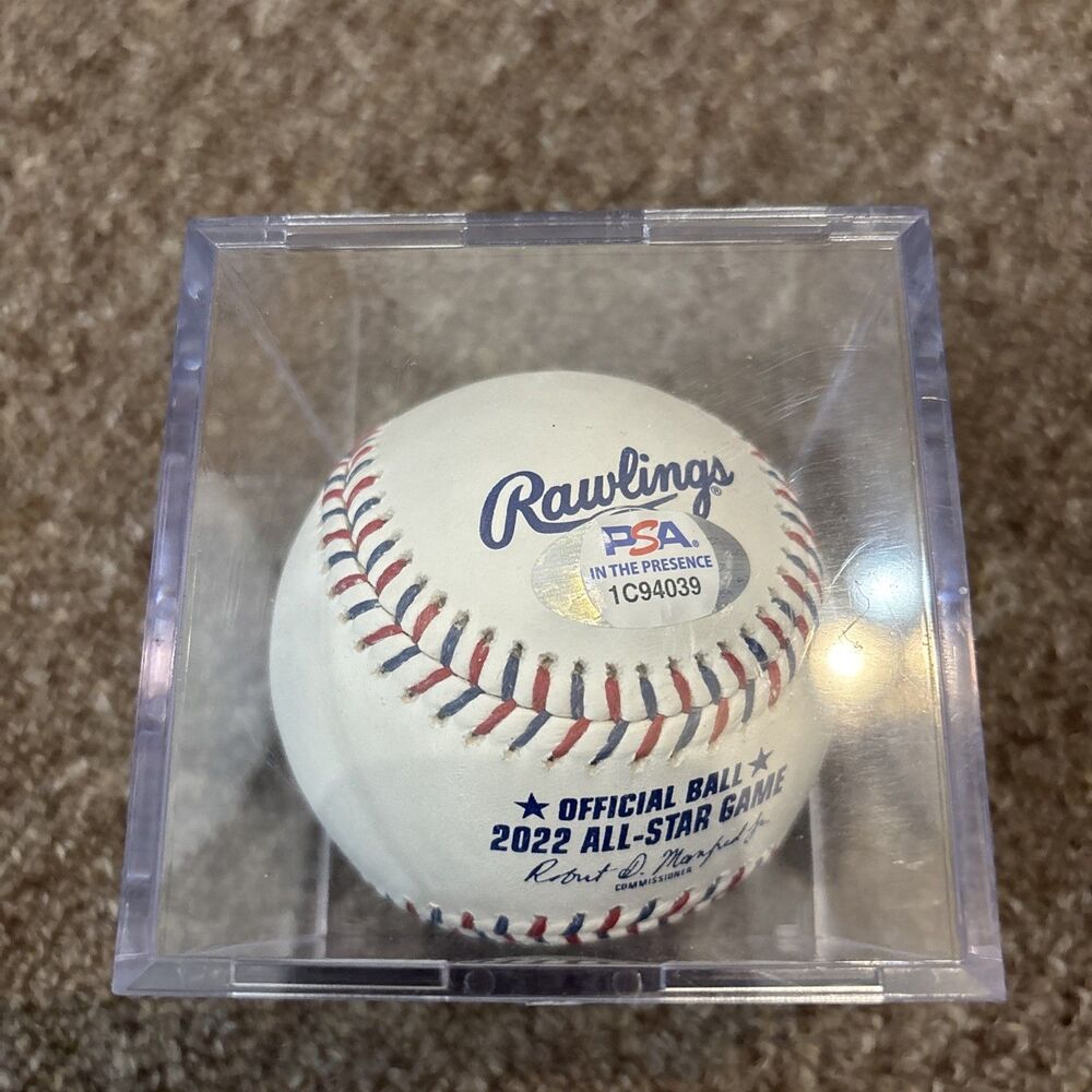 Nestor Cortes Jr Signed 2022 All Star Game Baseball Yankees Autographed PSA